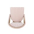 thumbnail image 3 of Ensemble de 2 Chaises Bistro d'Extérieur Rouges et Blanches - Cadre en Aluminium, Rotin en Polyéthylène, 35 Pouces H - Sièges de Patio Français Classiques pour Balcon, Jardin Ou Salle à Manger, 3 of 14