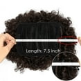 thumbnail image 4 of SAYFUT Short Afro Puff Drawstring Ponytail KiSAYFUTy Curly Wave Short Hair Buns Wrap, Curly Messy Updo Synthetic Bun Hairpieces For Women, Medium 65G, 4 of 7