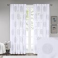 thumbnail image 4 of Home Essence Ophelia Sheer Branch Flocking Window Panel, 4 of 9