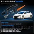 thumbnail image 2 of Kit de manija de puerta exterior para Hyundai Elantra 2011-2015 826513X000/819703XA00, 2 of 7