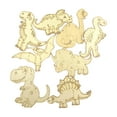 thumbnail image 1 of Recortes de dinosaurios de madera Fichas de dinosaurios de madera para pintar Accesorio Graffiti Hogar sin cuerda, 1 of 9