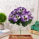 thumbnail image 1 of Flores artificiales, flores falsas, flores artificiales, set de regalo para mujer, flores artificiales de pensamiento para exteriores, fotografía de bodas, paisajes, flores artificiales, flores de mar, 1 of 5