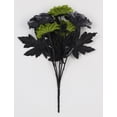 thumbnail image 2 of Mainstays 17.5'' Artificial floral Green Dahlia Bush.Green & Black,Decoration, 2 of 5