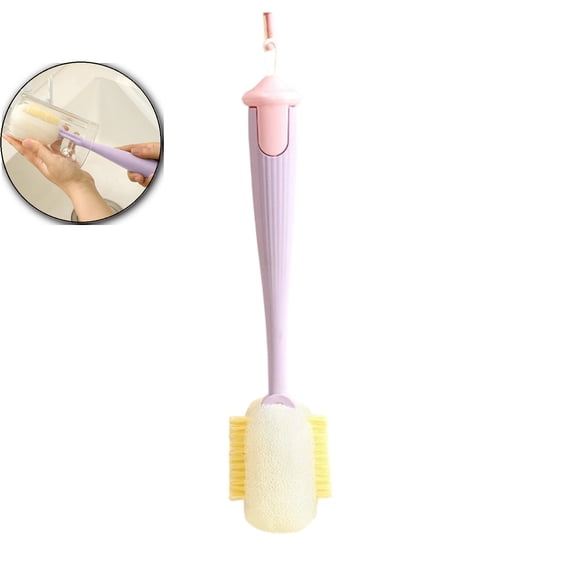 Water Bottle Cleaner Brush, 5-in-1 Bottle Brushes for Cleaning, Bottle Scrubber Brush Cleaner