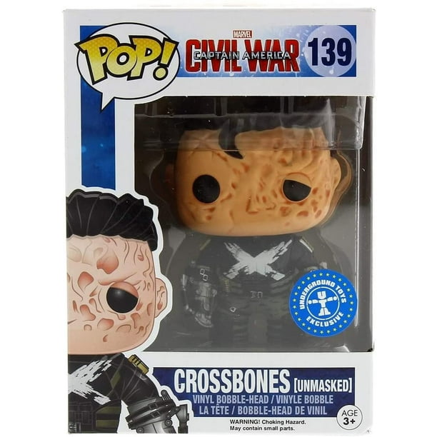 ¡Funko Pop! Marvel: Capitán América Guerra Civil - Crossbones (Exclusiva Limitada Desenmas Funko Funko POP
