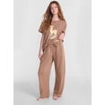 thumbnail image 2 of No Boundaries Sleep Oversized Cotton Graphic Tee, Women’s and Women's Plus XXS-3X, 2 of 5