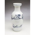 thumbnail image 1 of AA Importing 59839 Birds On Limb Vase, Blue & White, 1 of 1