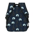 thumbnail image 4 of Easygdp Night Forest Wolf Mochila Ergonómica Versátil para Laptop - Múltiples Bolsillos, Correas Ajustables, Unisex para Escuela, Viajes y Actividades al Aire Libre-One Size, 4 of 5