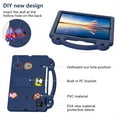 thumbnail image 3 of Aminegg Hande Stand Shockproof Case for iPad Air 11 Inch M2 2024 , Heavy Duty Cover for Kids Boys, Navy Blue, 3 of 5
