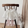 thumbnail image 2 of Korean Girl Baby Clothing Sweet Princess Style Blouse+Smock+Pants Toddler 3Pcs Suit Spring and Autumn Infant Girls Outfit, 2 of 6