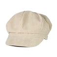 thumbnail image 1 of Sonducket Sombrero para mujer de pana de moda cálido y cómodo para otoño e invierno Selección multicolor Sombreros blanco lechoso, 1 of 6
