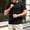 Black, variant on Men's 3D Textured T-Shirt, Geometric Grid Embossed Short Sleeve Casual Athletic Tee for Gym & Daily Wear Green