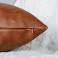 thumbnail image 4 of 2 fundas de almohada marrón claro 45 × 45 cm/18 × 18 pulgadas (almohada), 4 of 5