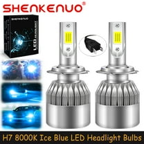 SHENKENUO for Hyundai Santa Fe 2007-2019 - LED Headlights Bulb High Beam,H7,8000K Ice Blue,Pack of 2,C22