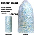 Shredded Memory Foam Filling,5.07 Lb Comfortable and Soft Bean Bag