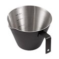 thumbnail image 4 of Taza medidora de espresso Taza vertedora de 4.06 onzas Tazas de espresso con asa Espresso negro, 4 of 9