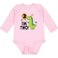 thumbnail image 3 of Inktastic 2nd Birthday Dinosaur 2 Year Old Boy Boys or Girls Long Sleeve Baby Bodysuit, 3 of 5