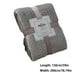 thumbnail image 3 of Blanket Flannel Blanket Person Blanket Embroidered Knee Blanket Office Fleece Blanket Small Blanket 100x150cm, 3 of 6
