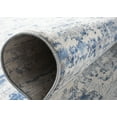 thumbnail image 6 of SAFAVIEH Jasper Brandt Abstract Overdyed Runner Rug, Ivory/Blue, 2' x 8', 6 of 8