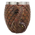 thumbnail image 4 of Ebros Medieval Elemental Red Dragon Scale Egg With Wyrmling Mugs (Fire Red), 4 of 9