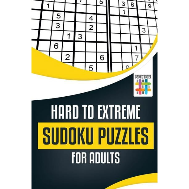 hard to extreme sudoku puzzles for adults walmartcom