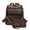 Caramel Brown, variant on PU Leather Backpack Purse for Women Large Fashion Designer Travel Backpack Ladies Shoulder Bag - Black