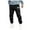 Black, variant on SGMVNU Sweatpants for Men Casual Streetwear Loose Sports Outdoor Running Sweater Pants Trousers Pants Lightweight Joggers Pants(Sky Blue, Size M)