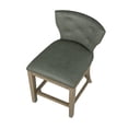 thumbnail image 6 of ROME + OAK Carylnd 26" Swivel Counter Stool in Reclaimed Oak with Grey Vegan Leather Seat, 6 of 6