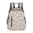 thumbnail image 1 of Disketp Artoon Car Mochila Ligera e Impermeable, Mochila de Día Resistente para Viajes, Senderismo y Uso Diario para Hombre y Mujer, 1 of 7