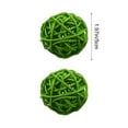 thumbnail image 2 of Darzheoy Wicker Rattan Balls, Decorative Balls for Bowls, Vase Filler, Coffee Table Decor, Wedding Party Decorations, Multicolor, 2pc, 2 of 6