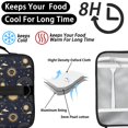 thumbnail image 4 of Sun and Moon Gothic Pattern Insulated Lunch Bag with Shoulder Strap and Bottle Holder,Bento School Lunch Bag Box,11x9.5x3.5 Inches, 4 of 5