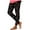 Black3, variant on ZyeKqe Leggings for Women High Waisted Cute Heart Print Tights Casual Stretchy Gym Skinny Yoga Pants