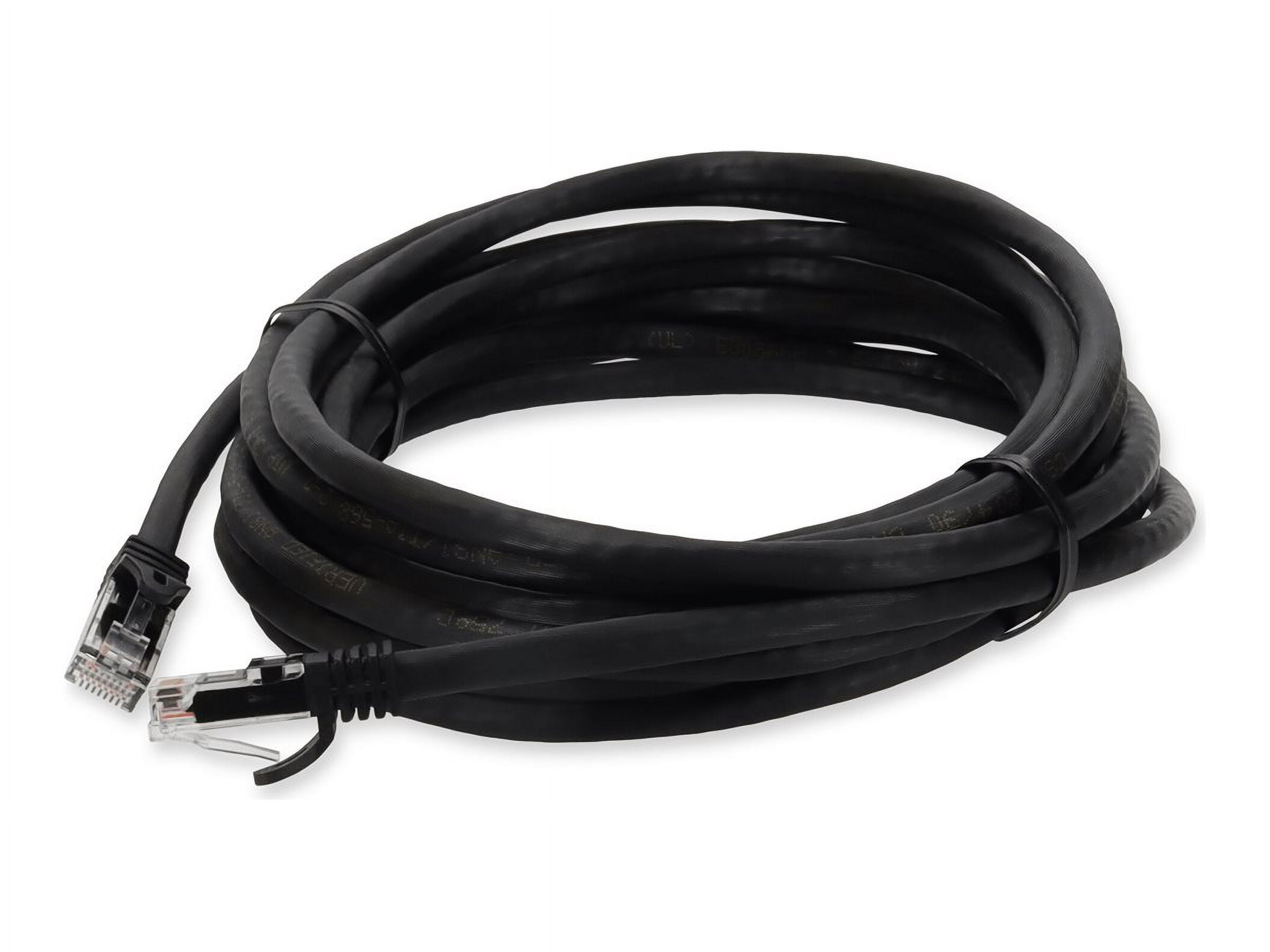 AddOn ADD20FCAT6ABK Cat6A Ethernet Patch Cable - 20' Black