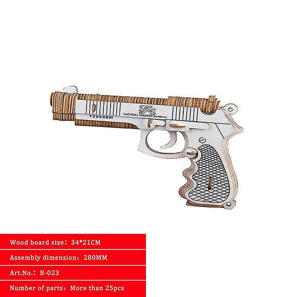 Wooden Jigsaw Puzzle 3d Shell Gun Simulation Bus Motorcycle Sports Car Model Laser Cutting Hardcover Educational Toys Kids Gift