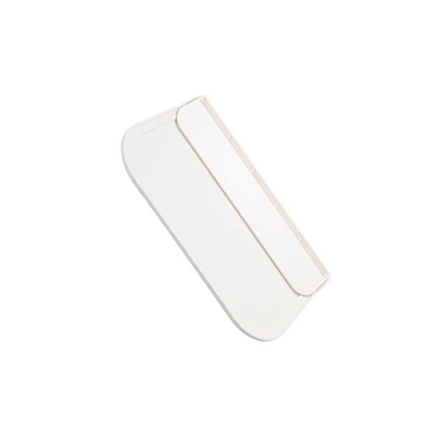 Yuarrent Estantes flotantes para baño, estantes de almacenamiento de pared blancos laterales elevados, estante de almacenamiento de inodoro plegable Juegos de accesorios de baño S Yuarrent HA028000-02