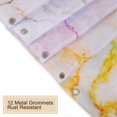 thumbnail image 6 of Funny Shower Curtain, Pink Shower Curtain, Get Naked Shower Curtain, Marble Shower Curtain Set with 12 Hooks, Colorful Bathroom Curtain Decor,72"x72", 6 of 6