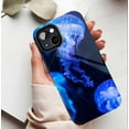 thumbnail image 5 of Bioluminescent Jellyfish Artistic Phone Case for Ocean Lovers Compatible with iPhone 11/12/13/14/15/16 (Pro Max/Plus), 5 of 9
