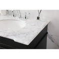 thumbnail image 4 of Elegant Decor Wesley 72" Solid Wood Steel Double Bathroom Vanity Set in Black, 4 of 8