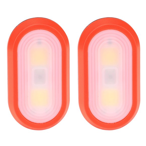 FUTUREORYY 2pcs Runner Lights for Nighttime LED Safety Light Red ABS for Outdoor Gear