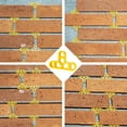 thumbnail image 3 of Yellow Color 10mm 3/8 inch Thin Brick Veneer Spacer Concrete Americana Classic Red Brick Spacer Old Mill Wall Spacer Brick Panels Spacer Clips Bricklaying Tools Clips Thick Tile Spacer, 3 of 6