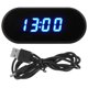 thumbnail image 1 of 1pc LED Digital Reloj de despertador Reloj de escritorio LED Luminoso Reloj de alarma con cable, 1 of 5