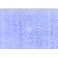 thumbnail image 1 of Ahgly Company Machine Washable Indoor Rectangle Abstract Blue Modern Area Rugs, 2' x 4', 1 of 4