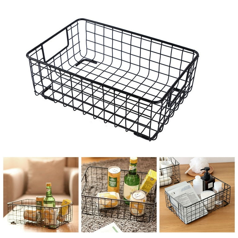 Container Store Metal Wire Organizational Storage, 90% Off