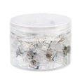 thumbnail image 5 of 50/60/80/160Pcs Push Pin Hangers Decorative Push Pin Hooks Picture Pin Push Pin with Clear Clip for Cork Board, 5 of 9