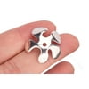 Abstract Petal Beads Cap Silver-Plated Size: 25x8mm