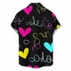 thumbnail image 3 of Ceisia Fashion Unisex Men Women Casual Short Sleeve Printed Turndown Collar Button Gift Shirt, 3 of 6