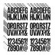 thumbnail image 1 of Stickers de vinilo con letras Jiepuxiter de 3" impermeables, 384 piezas, 1 of 8