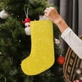 thumbnail image 5 of Goofa Yellow Glitter for Christmas Stockings, 18inch Xmas Hanging Stocking Decorations for Christmas Party Family Decor, 5 of 7