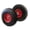Black/Red, variant on Voyager Tools Flat-Free Tires 10" Durable Wagon Dolly Cart Wheels (Black/Red) 2pc set