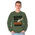 thumbnail image 5 of Fishing Weekend When Reel Fun Happens Unisex Plus Size Sweatshirt Brisco Brands 3X, 5 of 6